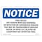 Signmission OSHA Notice, 5" Height, Pool Rules Any Person Who Has Diarrhea Sign, 7" X 5", Landscape OS-NS-D-57-L-17695 - alternate 1